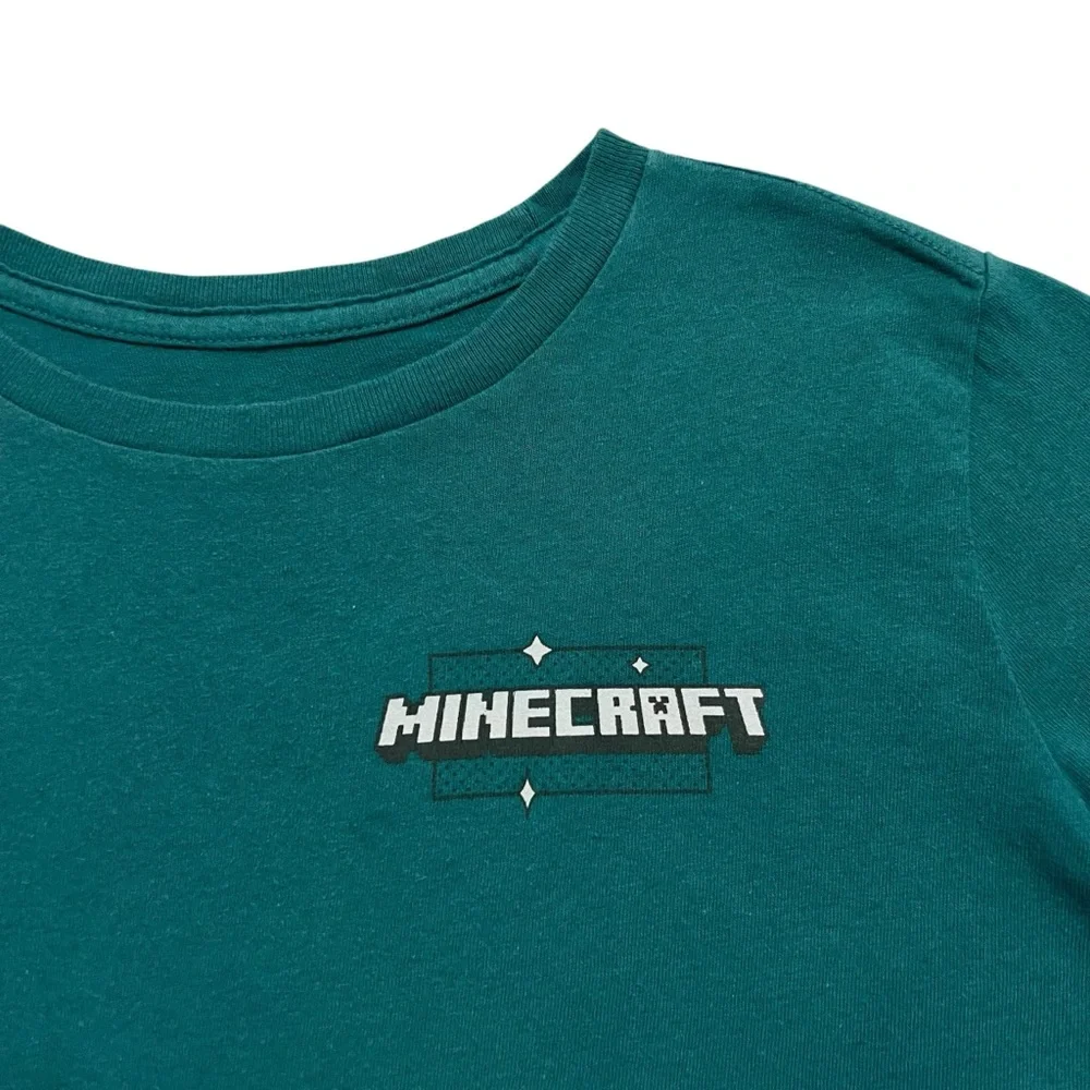 Old Navy S (6-7) Minecraft Time to Mine Tee Shirt